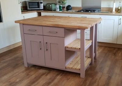 The Cheltenham kitchen island style