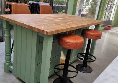 kitchen island with seating