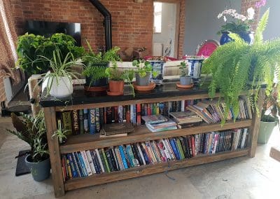 Rustic bookcase