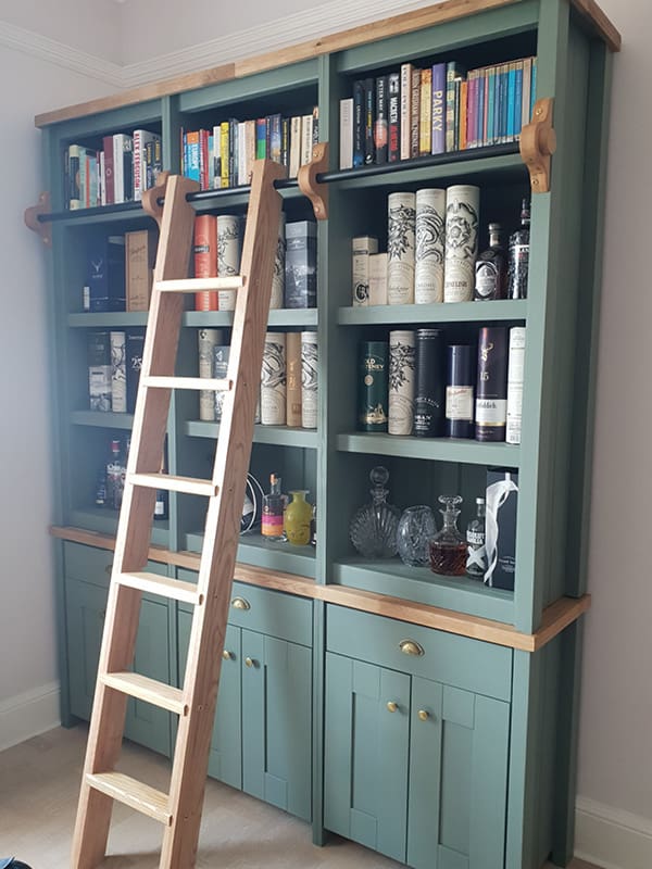 Bespoke Office and Study furniture - bookcase with cupboards Bespoke Office and Study furniture - bookcase with cupboards