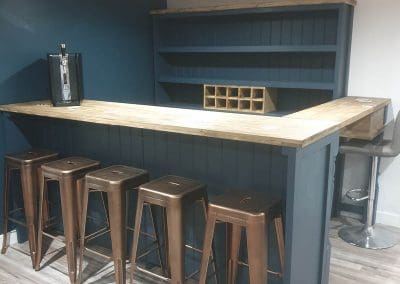 Custom made home bars and wine displays