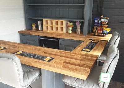 Custom made home bars and wine displays