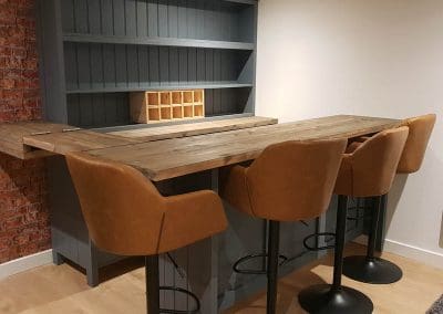 Custom made home bars and wine displays