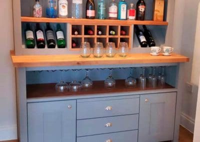 Custom made home bars and wine displays