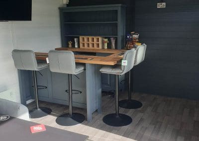 Custom made home bars and wine displays