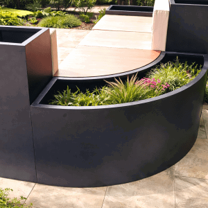 Portland Summertime Range - 5 Seater Planter Bench